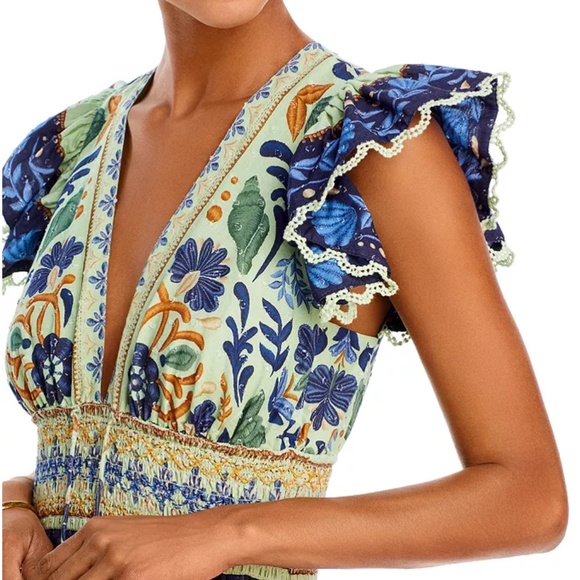 FARM Rio Multicolor Floral Maxi Dress - Picture 6 of 11